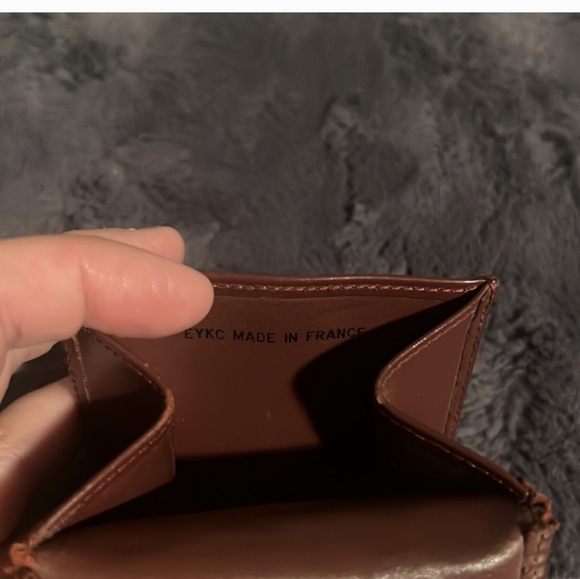 Cartier coin case Brown Leather Authentic excellent condition - Picture 5 of 7